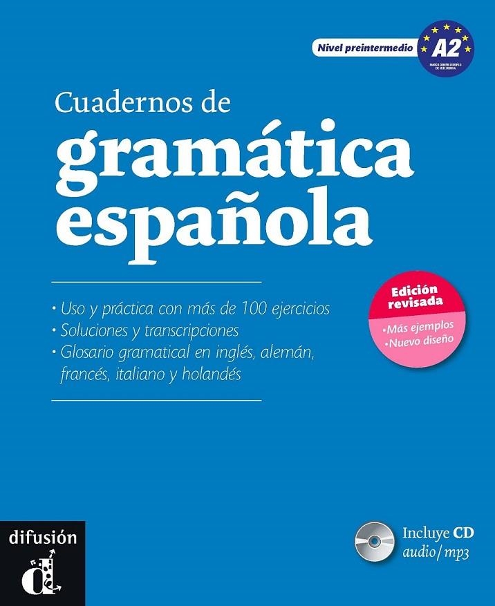 CUADERNOS DE GRAMÁTICA ESPAÑOLA A2 + CD AUDIO MP3 - NUEVA ED. | 9788415620693 | TROITIÑO, SERGIO/SEIJAS, PILAR