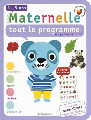 MATERNELLE TOUT LE PROGRAMME MOYENNE SECTION 4-5 ANS | 9782070664924 | FABIENNE ROUSSEAU, HUGUETTE CHAUVET