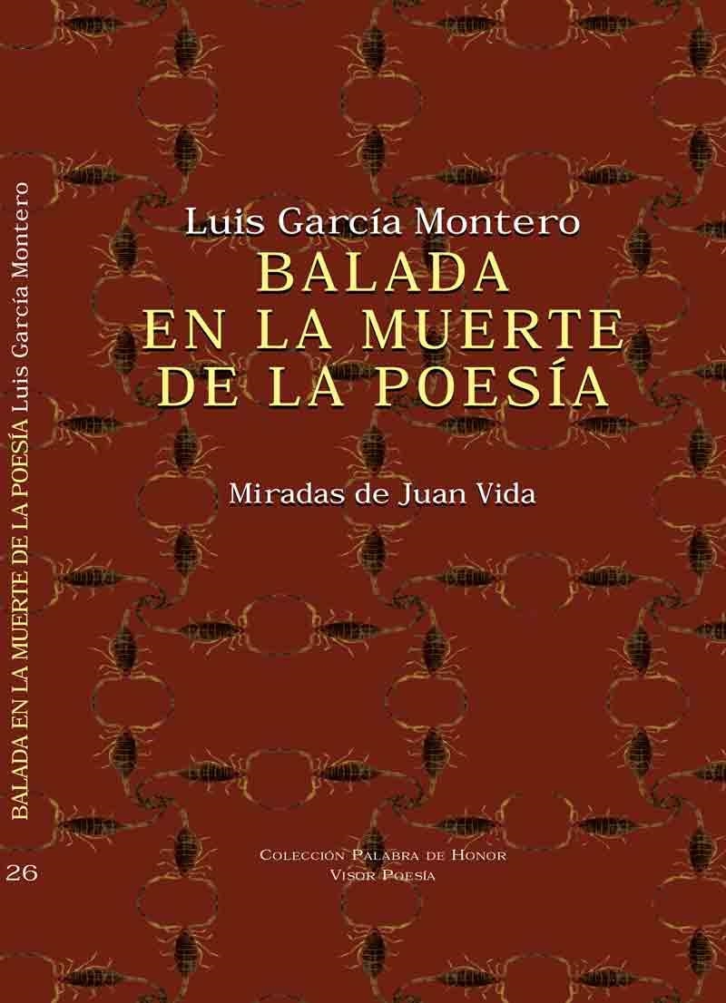 BALADA EN LA MUERTE DE LA POESÍA | 9788498952261 | GARCÍA MONTERO, LUÍS