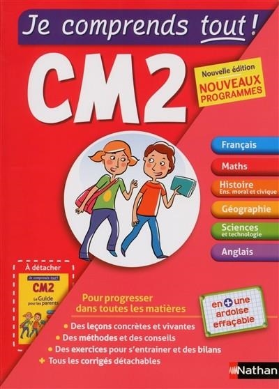 JE COMPRENDS TOUT : TOUT-EN-UN CM2 - ÉDITION 2016 | 9782091894676 | DANIEL BENSIMHON, ERIC BATTUT, MARIANNE BRETON, FLORENCE HOËGELI-EMMANUELLI