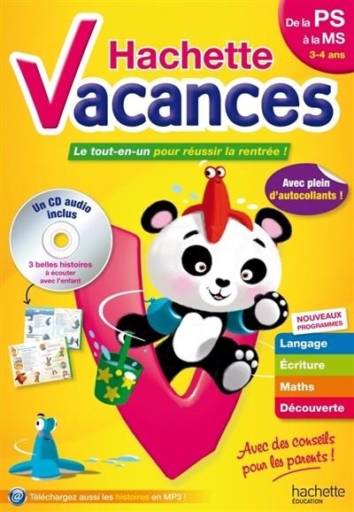 HACHETTE VACANCES 3-4 ANS - DE LA PS À LA MS  - ÉDITION 2016 | 9782013950350 | ANNA ROCARD