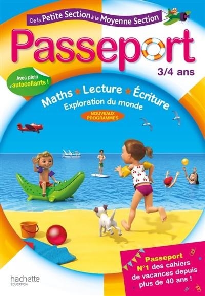 PASSEPORT 3/4 ANS - DE LA PETITE SECTION À LA MOYENNE SECTION - ÉDITION 2016 | 9782013950244 | MARIE-CHRISTINE EXBRAYAT, NADIA POURE