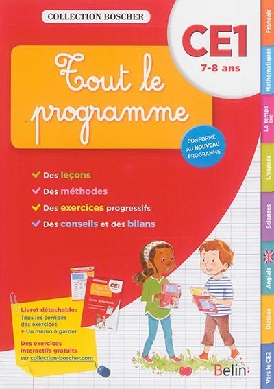 COLLECTION BOSCHER TOUT LE PROGRAMME CE1 7-8 ANS | 9782701198262 | COLLECTIF