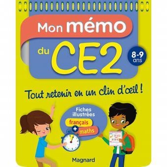 MON MÉMO DU CE2 : 8-9 ANS : FICHES ILLUSTRÉES FRANÇAIS + MATHS | 9782210756007