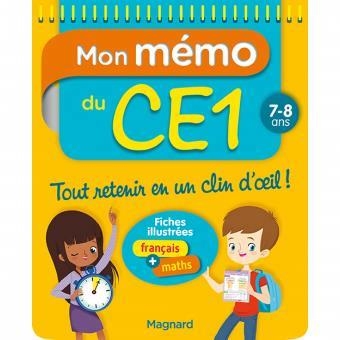 MON MÉMO DU CE1 | 9782210755994