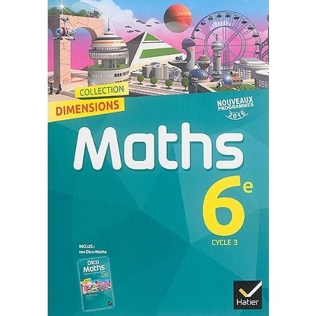 MATHS 6ÈME (COL. DIMENSIONS) - 978-2401020023 | 9782401020023 | AGNEL, S