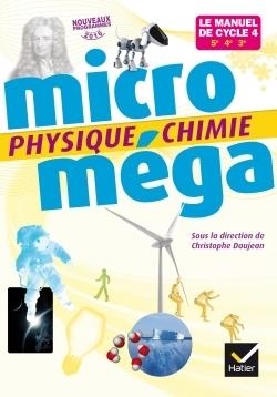 MICROMÉGA PHYSIQUE CHIMIE CYCLE 4 - 5ÈME, 4ÈME, 3ÈME | 9782401000094 | DAUJEAN, C