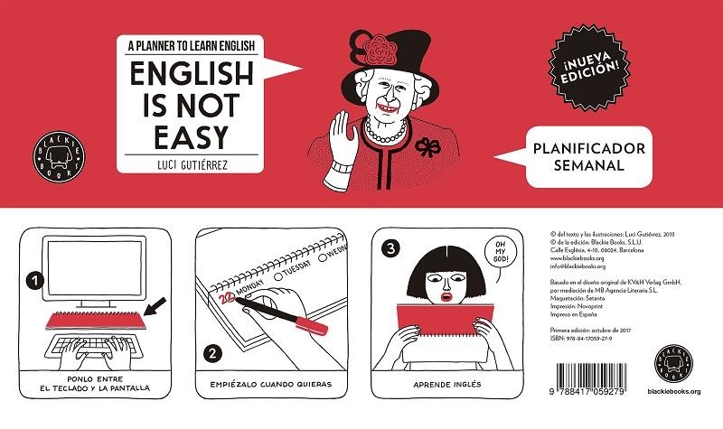 ENGLISH IS NOT EASY - PLANIFICADOR (NUEVA EDICIóN) | 9788417059279 | GUTIéRREZ, LUCI