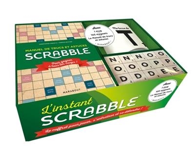 COFFRET SCRABBLE  RÉUNIT LE GRAND GUIDE MARABOUT DU SCRABBLE : MOTS UTILES, ANAGRAMMES ET STRATÉGIES POUR GAGNER | 9782501126984