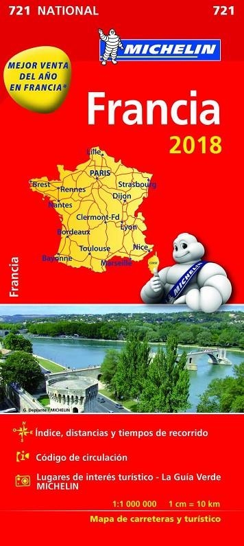 MAPA NATIONAL FRANCIA | 9782067226524 | VARIOS AUTORES