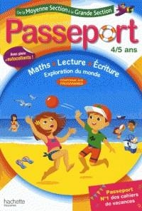 PASSEPORT DE LA MOYENNE SECTION À LA GRANDE SECTION 4-5 ANS - ÉDITION 2018 | 9782017016809 | POURE, EXBRAYAT.