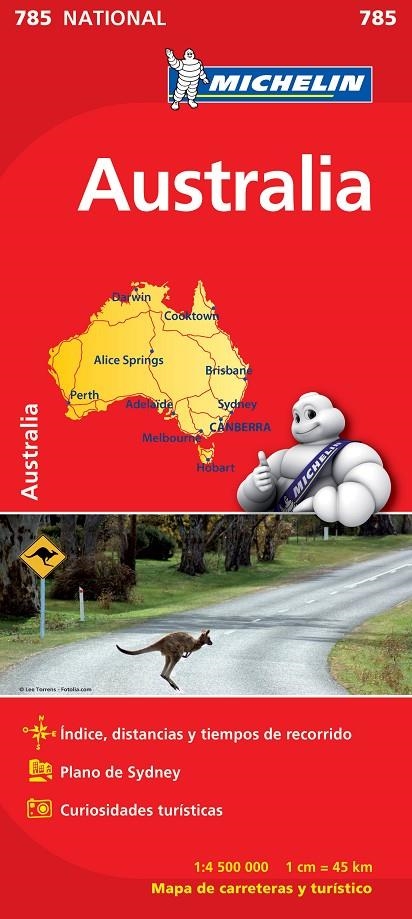 MAPA NATIONAL AUSTRALIA | 9782067174122 | VARIOS AUTORES