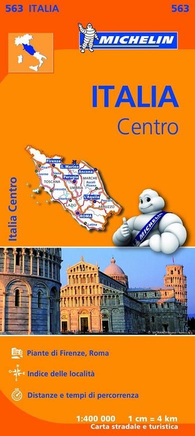 MAPA REGIONAL ITALIA CENTRO | 9782067184015 | MICHELIN