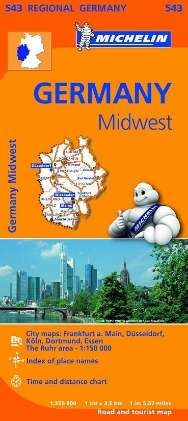 MAPA REGIONAL GERMANY MIDWEST | 9782067183605 | MICHELIN