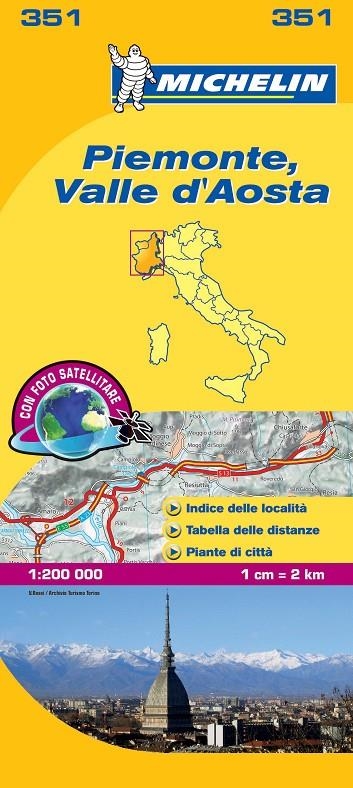 MAPA LOCAL PIEMONTE, VALLE D?AOSTA | 9782067126596 | MICHELIN