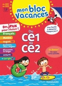 MON BLOC VACANCES - DU CE1 AU CE2 - ÉDITION 2018 | 9782210758995 | COLLECTIF