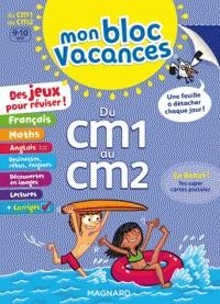 MON BLOC VACANCES - DU CM1 AU CM2  - ÉDITION 2018 | 9782210759015 | COLLECTIF