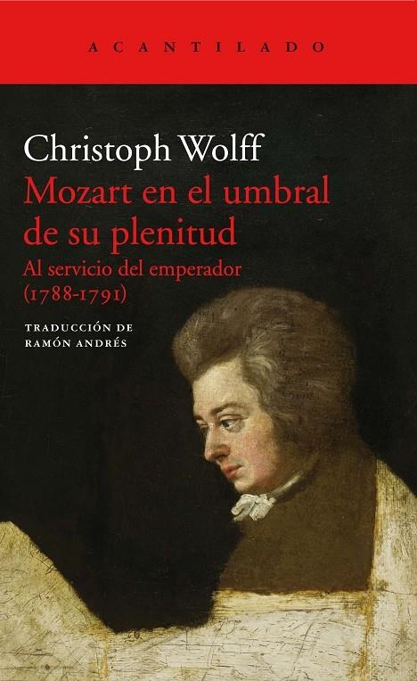 MOZART EN EL UMBRAL DE SU PLENITUD | 9788417346089 | WOLFF, CHRISTOPH