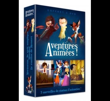 AVENTURES ANIMEES - 3 DVD | 3760233154372 |  HOUDINI, CÉDRIC BABOUCHE, NOCTURNA, VICTOR MALDONADO, ADRIA GARCIA , LE ROMAN 