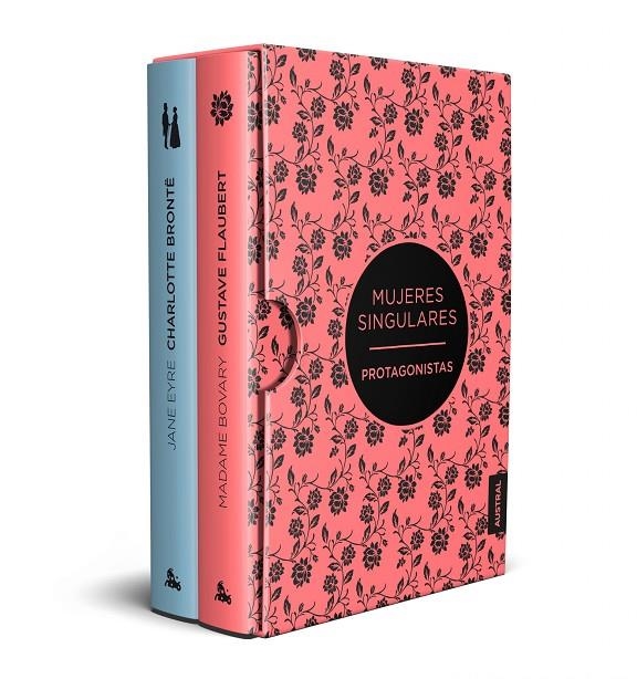 ESTUCHE MUJERES SINGULARES. PROTAGONISTAS | 9788408197768 | BRONTË, CHARLOTTE/FLAUBERT, GUSTAVE