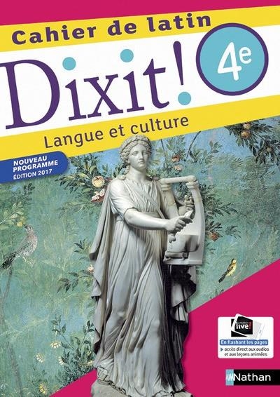 DIXIT! CAHIER DE LATIN 4ÈME | 9782091717043