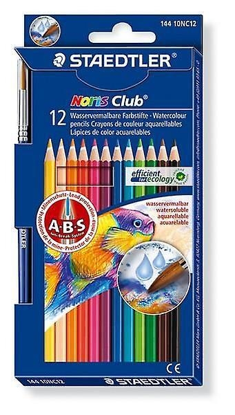 BOITE DE 12 CRAYONS DE COULEUR AQUARELLABLES - CAJA DE 12 LAPICES DE COLORES STAEDTLER  NORIS AQUARELL | 4007817144268