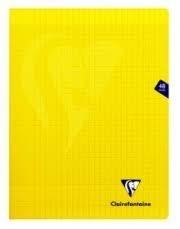 CAHIER JAUNE  PP 24X32 SANS SPIRALE SEYES 8 MM 48 PAGES -  MIMESYS CUADERNO GRAPADO PP 24X32 48 P SEYES AMARILLO | 3329683433118