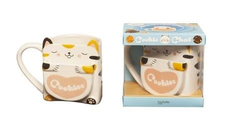 COFFRET COOKIE CHAT - MUG COOKIE CHAT AVEC 1 MUG CHAT | 9782017864004 | COLLECTIF