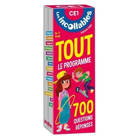 INCOLLABLES - TOUT LE PROGRAME CE1 - 7/8 ANS | 9782809661477 | COLLECTIF