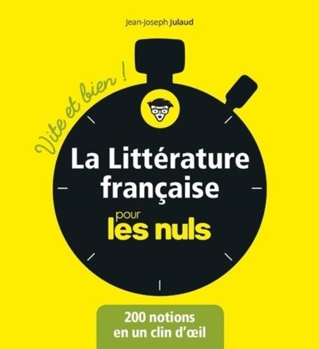 LA LITTÉRATURE FRANÇAISE POUR LES NULS | 9782412038994 | JULAUD, JEAN-JOSEPH