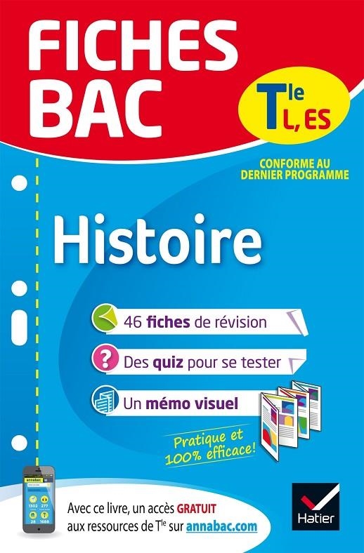 FICHES BAC T.ES/L - HISTOIRE 2019 | 9782401044234 | COLLECTIF