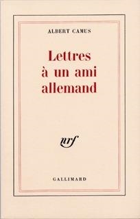 LETTRES A UN AMI ALLEMAND | 9782070212040 | CAMUS, ALBERT