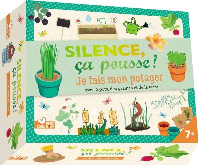 SILENCE ÇA POUSSE JE FAIS MON POTAGER - COFFRET AVEC ACCESSOIRES | 9782017859956