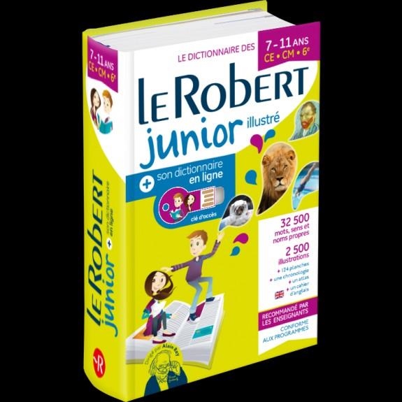 LE ROBERT JUNIOR ILLUSTRE ET SON DICTIONNAIRE EN LIGNE AVEC CLE USB | 9782321015185