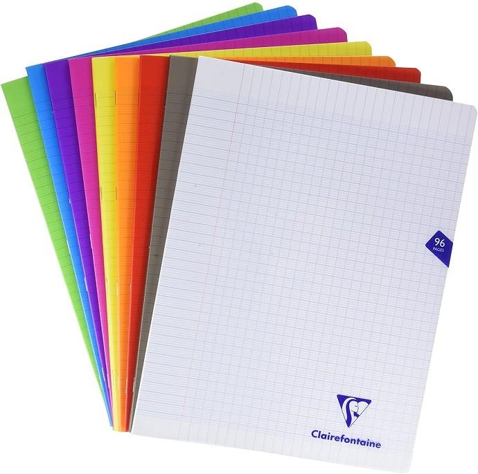 CAHIER SEYES 24X32 48 PAGES FOLI POLIPROPILENO 24X32 48 PAGES ASSORTIT | 3329683033110