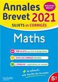 MATHS : ANNALES BREVET 2021, SUJETS ET CORRIGÉS : NOUVEAU BREVET | 9782017119661 | ROUSSEAU, PHILIPPE