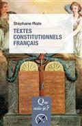 TEXTES CONSTITUTIONNELS FRANÇAIS | 9782715404779 | RIALS, STÉPHANE