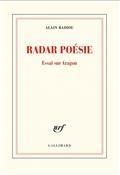 RADAR POÉSIE : ESSAI SUR ARAGON  | 9782072886706 | BADIOU, ALAIN