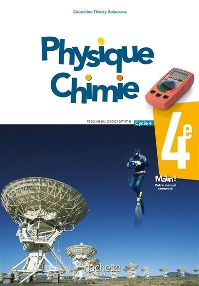 PHYSIQUE CHIMIE 4E, CYCLE 4 : NOUVEAU PROGRAMME | 9782017025221 | BARDE, MICHEL