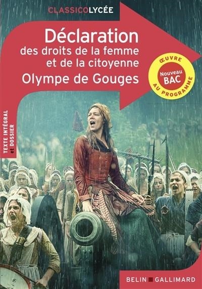 DÉCLARATION DES DROITS DE LA FEMME ET DE LA CITOYENNE : OEUVRE AU PROGRAMME, NOUVEAU BAC | 9791035807221 | DE GOUGES, OLYMPE