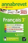 ANNABREVET 2022 - FRANÇAIS 3E : BREVET 2022 | 9782401078079 | COLLECTIF