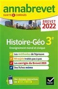 ANNABREVET 2022- HISTOIRE GÉO, ENSEIGNEMENT MORAL ET CIVIQUE 3E : BREVET 2022 | 9782401078086 | COLLECTIF