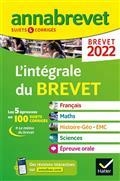 ANNABREVET 2022- L'INTÉGRALE DU BREVET : 2022 | 9782401078093 | COLLECTIF