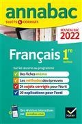 ANNALES DU BAC 2022- FRANÇAIS 1RE TECHNO : NOUVEAU BAC 2022  | 9782401077973 | COLLECTIF