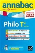 ANNALES DU BAC 2022- PHILO TERMINALE GÉNÉRALE : NOUVEAU BAC 2022 | 9782401077959 | COLLECTIF