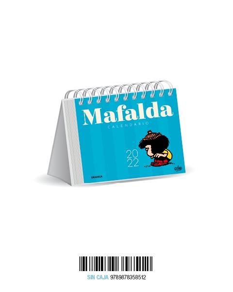 MAFALDA 2022, CALENDARIO DE ESCRITORIO AZUL CLARO | 9789878358512 | QUINO