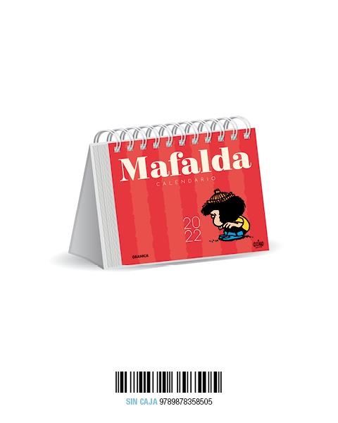 MAFALDA 2022. CALENDARIO DE ESCRITORIO ROJO | 9789878358505 | QUINO