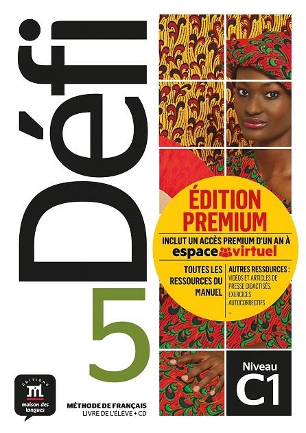 DÉFI 5 PREMIUM. LIVRE DE L'ÉLÈVE + CD | 9788418224454 | BIRAS, PASCAL/CHEVRIER, ANNA/FAURITTE, FRANKIE/JADE, CHARLOTTE/QUÉTEL, AMANDINE/WITTA, STÉPHANIE