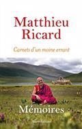 CARNETS D'UN MOINE ERRANT : MÉMOIRES | 9782370733863 | RICARD, MATTHIEU