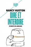 DIRE ET INTERDIRE : ÉLÉMENTS DE JUROLOGIE | 9782228925662 | HUSTON, NANCY